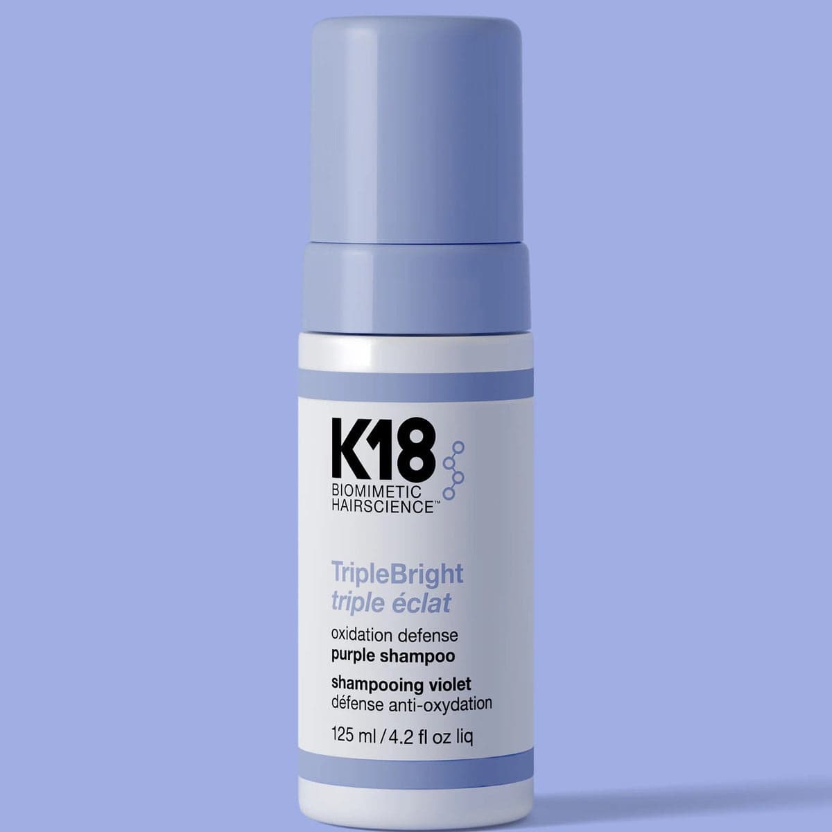 K18 TripleBright Oxidation Defence Purple Shampoo 125ml